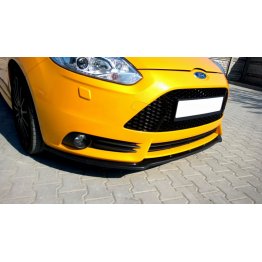 Накладка сплиттер на передний бампер вариант 3 на Ford Focus III ST